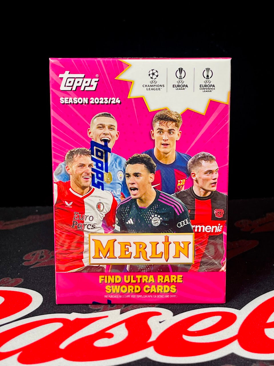 2023-24 Topps UEFA Club Competitions Merlin Chrome Soccer Blaster Box