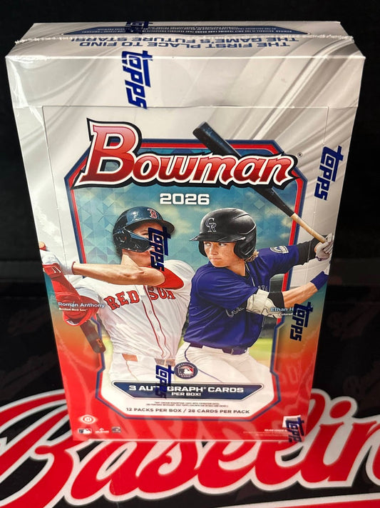 2026 Bowman Baseball Jumbo Box