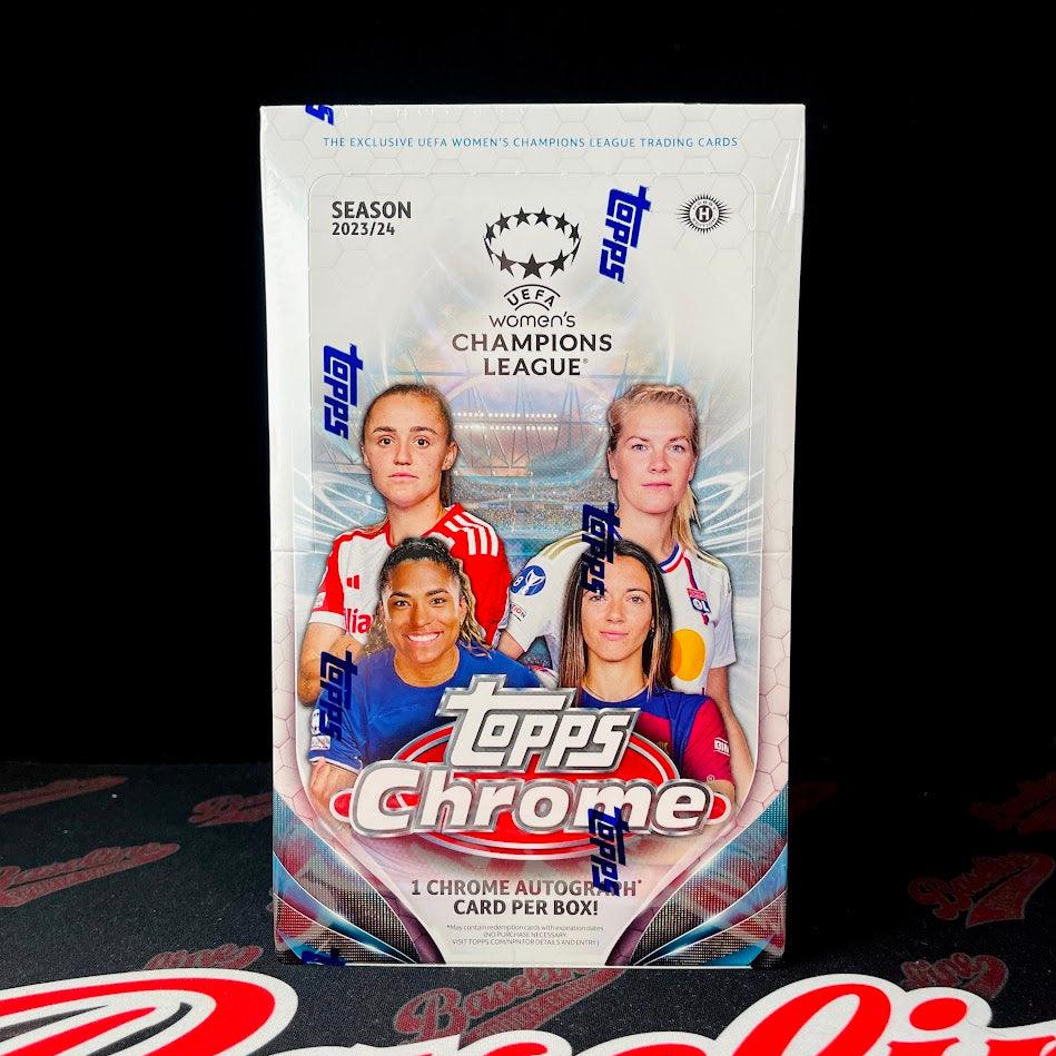 2023-24 Topps UEFA Women's Champions League Chrome Soccer Hobby Box