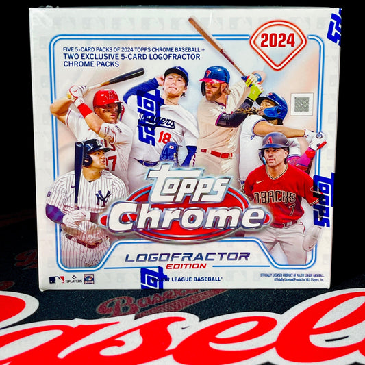 2024 Topps Chrome Baseball Logofractor Edition Box