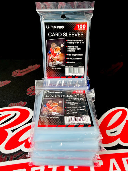 Ultra PRO Soft Sleeves 5-Pack Baseline Sports Cards Ultra PRO Soft Sleeves 5-Pack Baseline Sports Cards