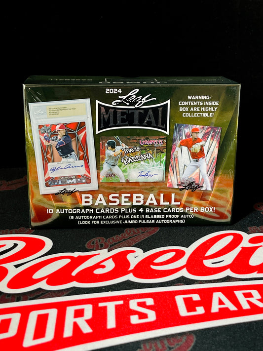 2024 Leaf Metal Baseball Jumbo Box