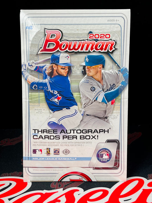 2020 Bowman Baseball Jumbo Box