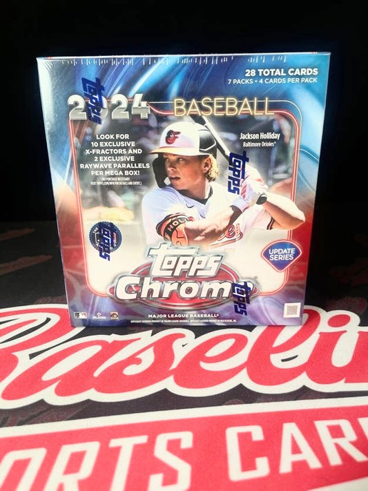 2024 Topps Chrome Update Series Baseball Mega Box