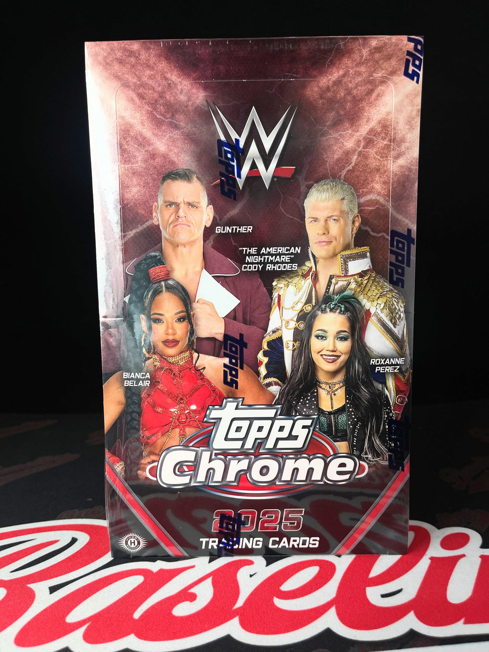 2025 Topps WWE Wrestling Chrome Hobby Box Baseline Sports Cards