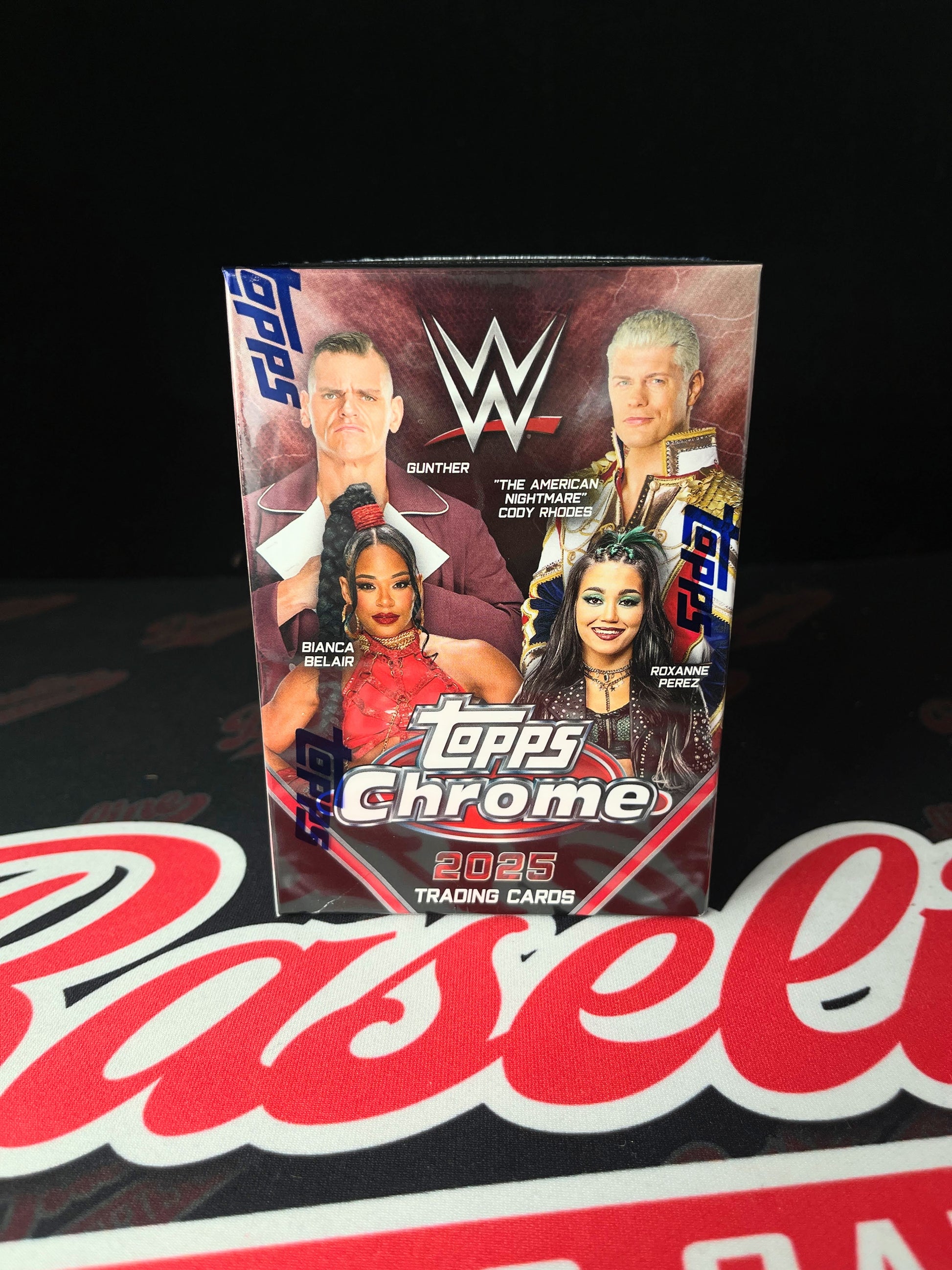 2025 Topps Chrome WWE Wrestling Blaster Box Baseline Sports Cards
