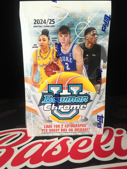 2024-25 Bowman Chrome University Basketball Hobby Box