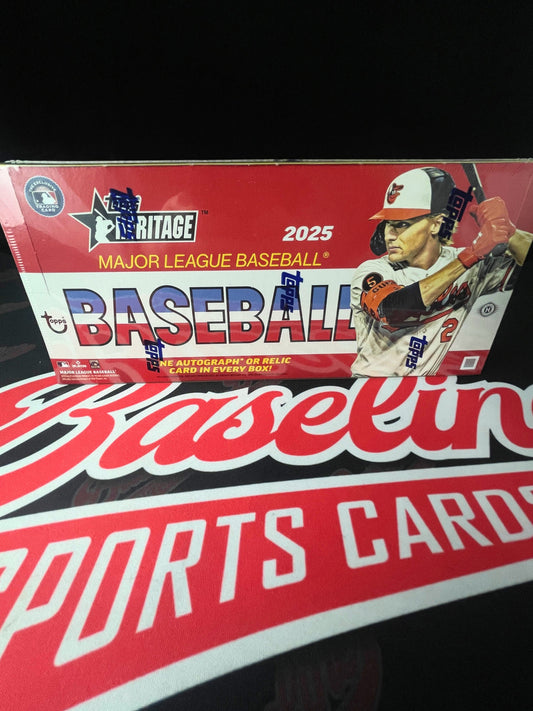 2025 Topps Heritage Baseball Hobby Box