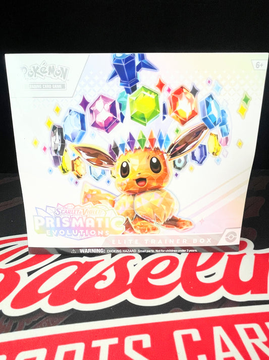 Pokemon Scarlet & Violet Prismatic Evolutions Elite Trainer Box