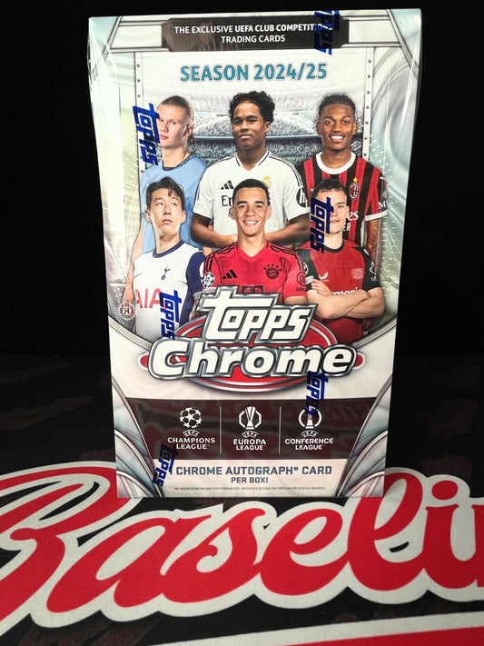 2024-25 Topps UEFA Club Competitions Chrome Soccer Hobby