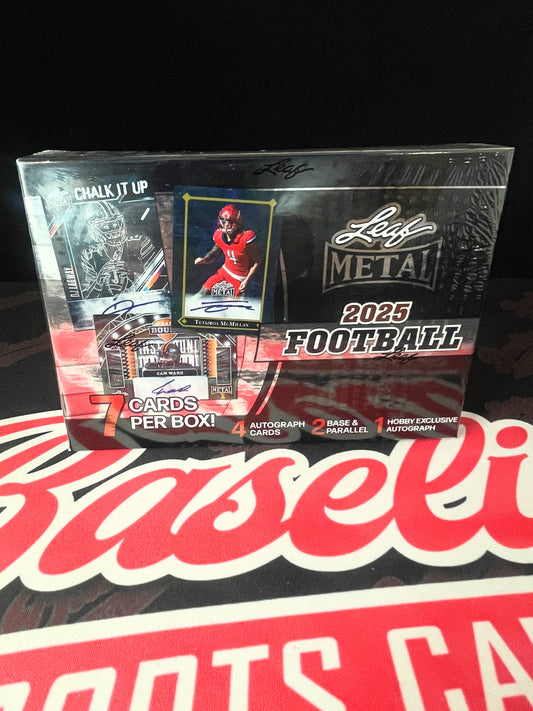 2025 Leaf Metal Football Hobby Box
