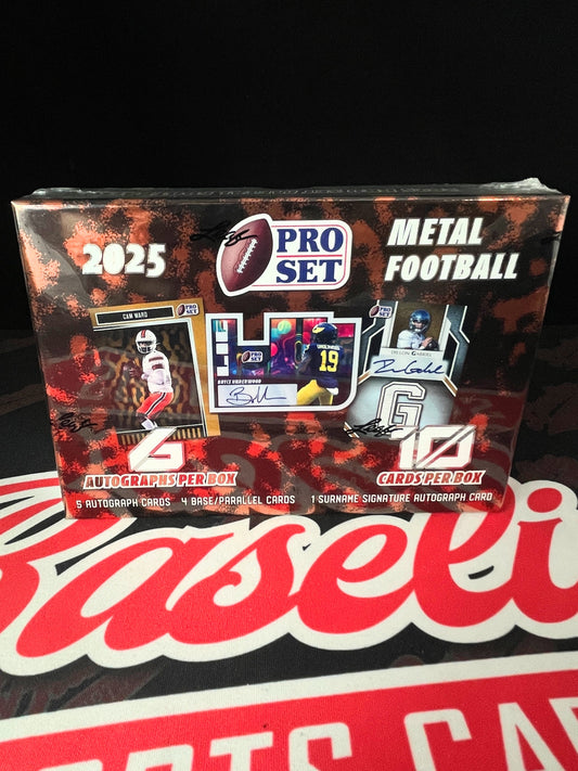 2025 Pro Set Metal Football Hobby Box