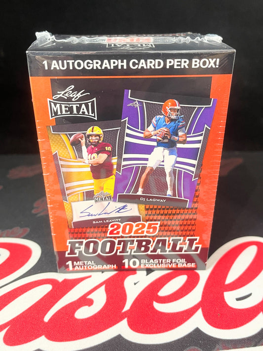 2025 Leaf Metal Football Blaster Box