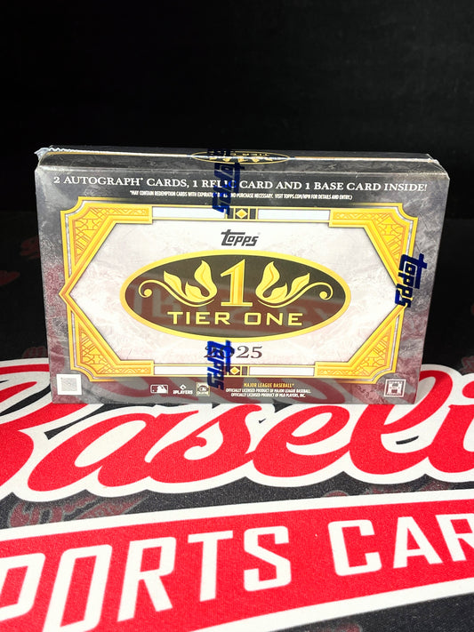 2025 Topps Tier One Baseball Hobby Box