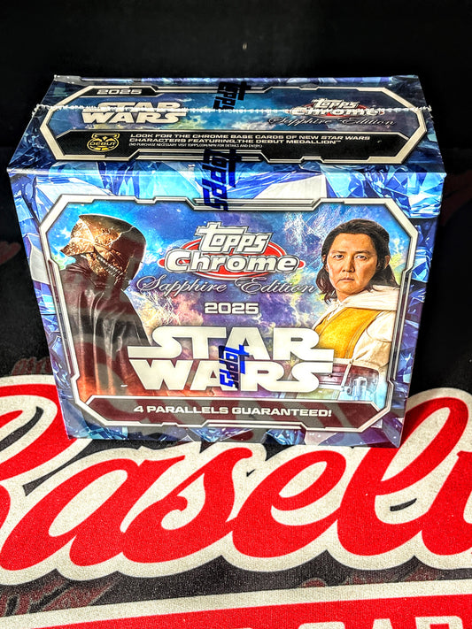 2025 Topps Star Wars Chrome Sapphire Edition Box