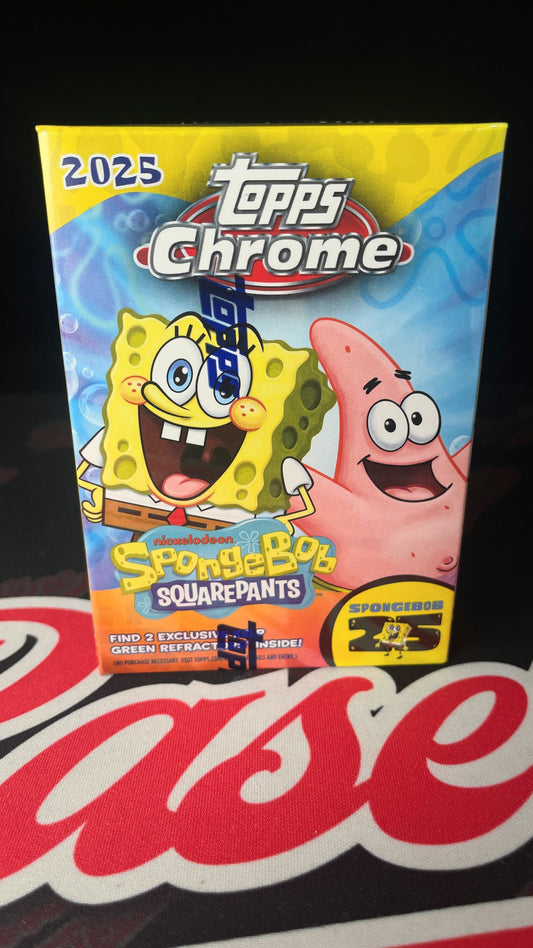 2025 Topps Chrome Spongebob Squarepants 25th Anniversary Blaster