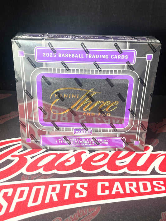 2025 Panini Three & Two Baseball Hobby Box
