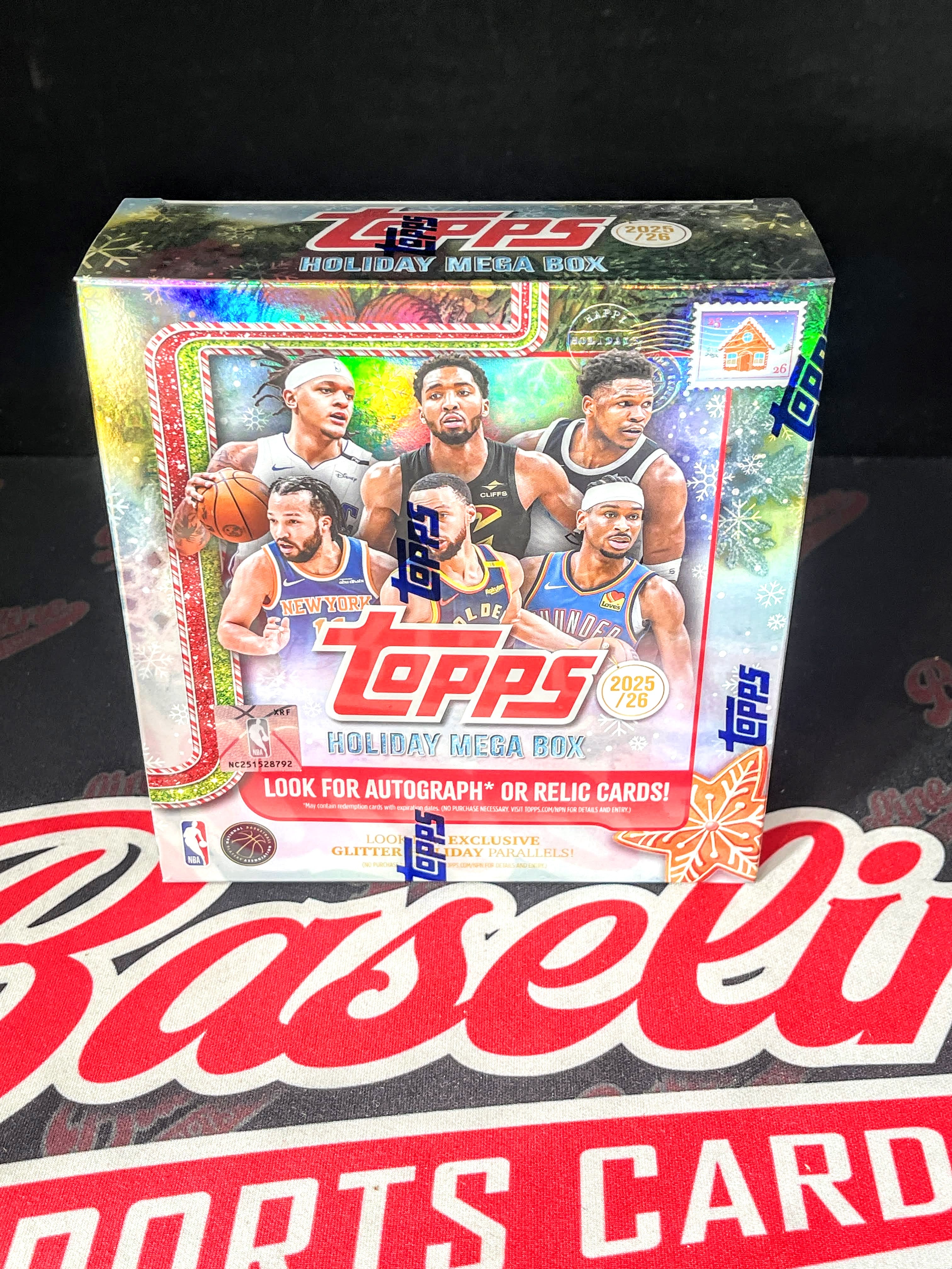 2025/26 Topps Holiday Basketball Mega Box – Baseline Sports Cards