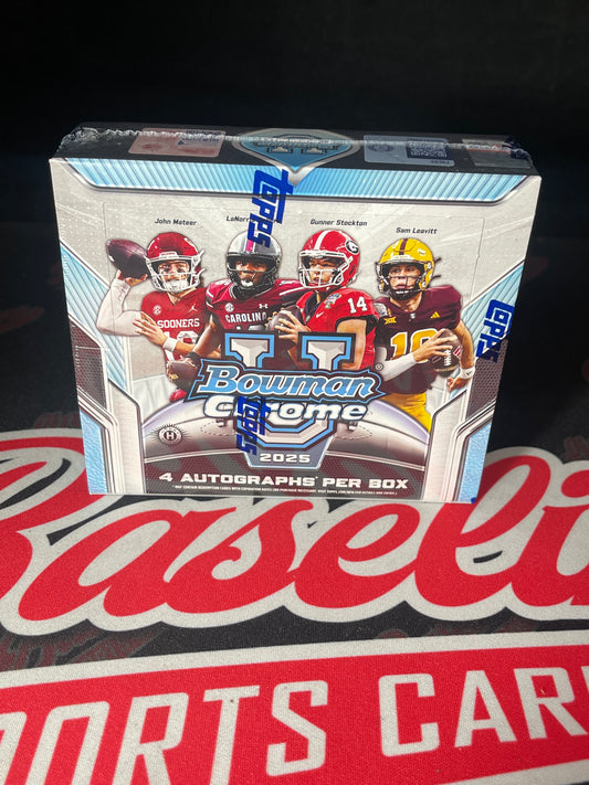 2025 Bowman Chrome University Football Jumbo Box