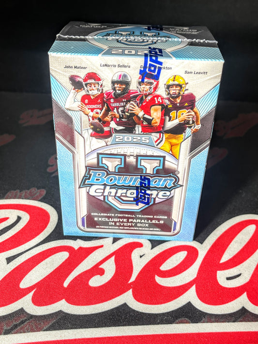 2025 Bowman Chrome University Football Blaster Box