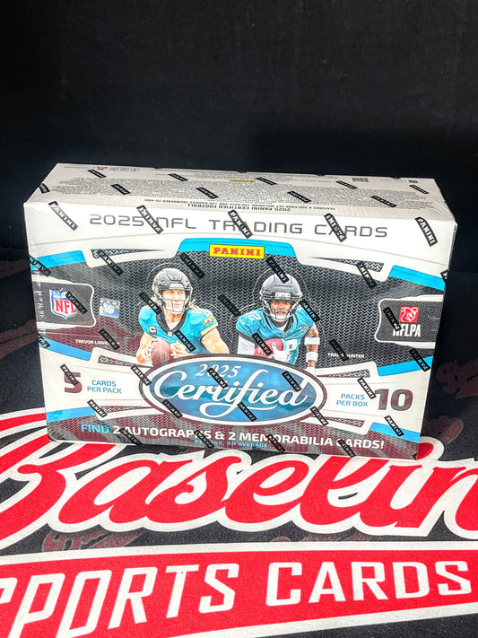 2025 Panini Certified Football Hobby Box