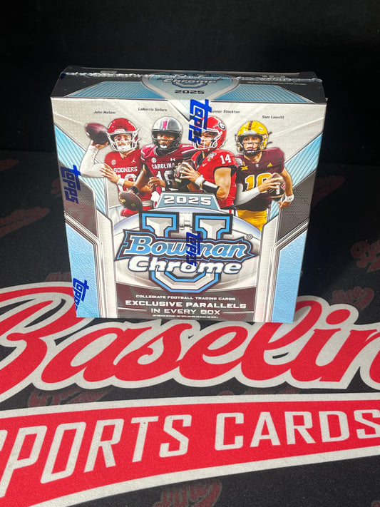 2025 Bowman Chrome University Football Mega Box