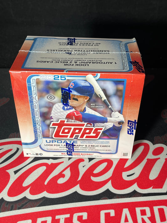 2025 Topps Update Series Baseball Jumbo Box