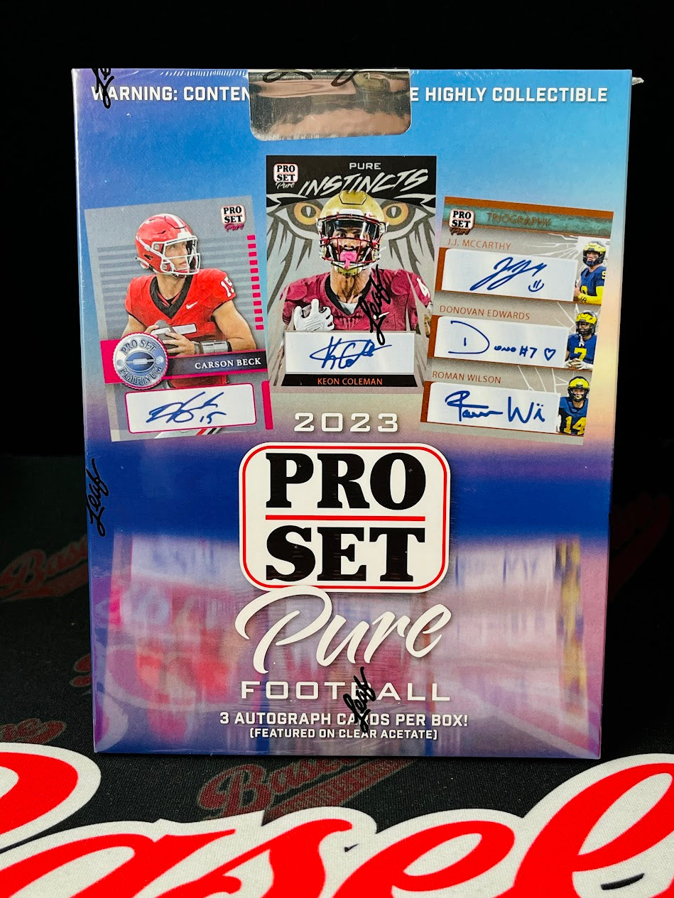 2023 Leaf Pro Set Pure Football Hobby Box