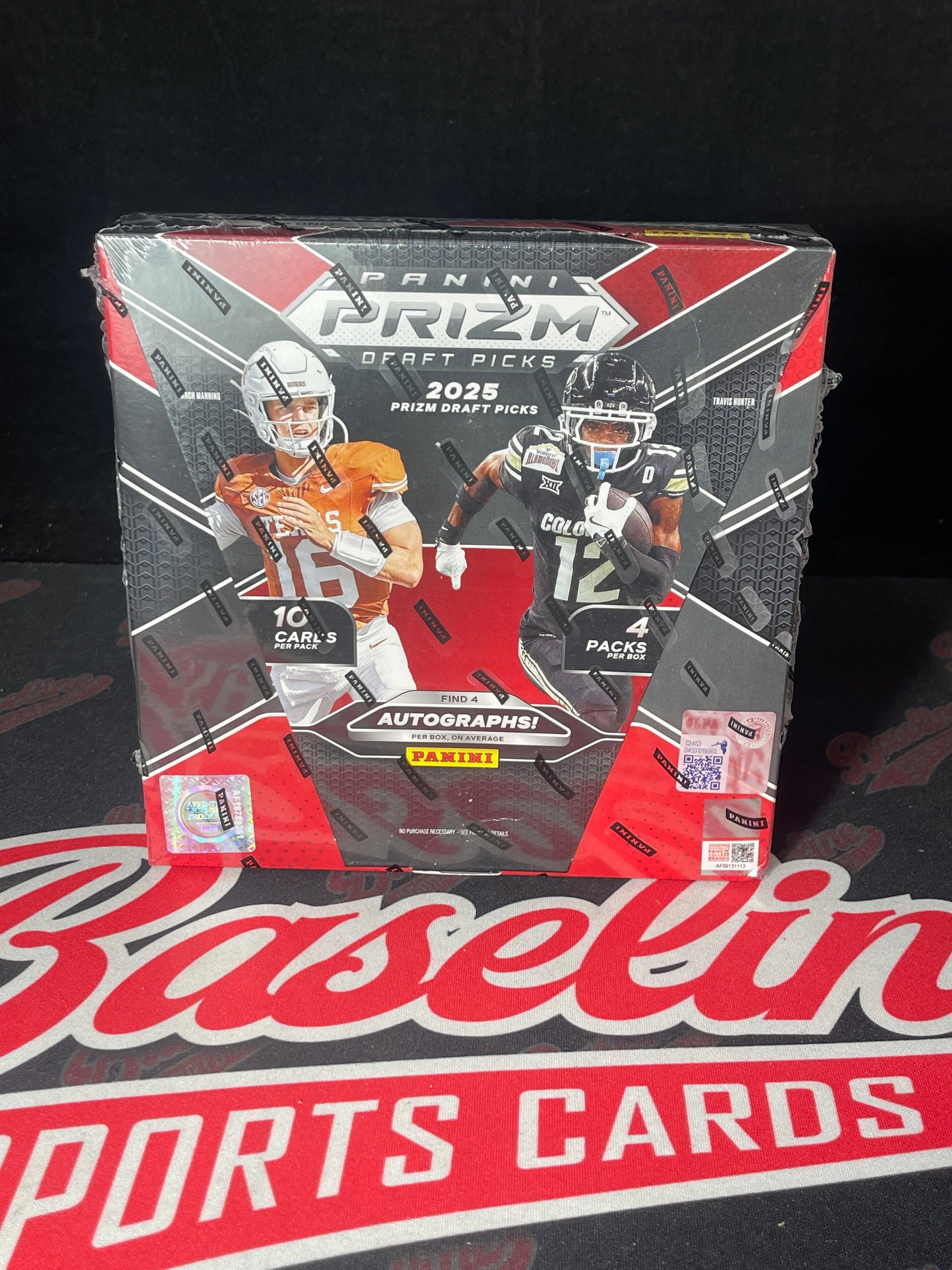 2025 Panini Prizm Collegiate Draft Football Hobby Box