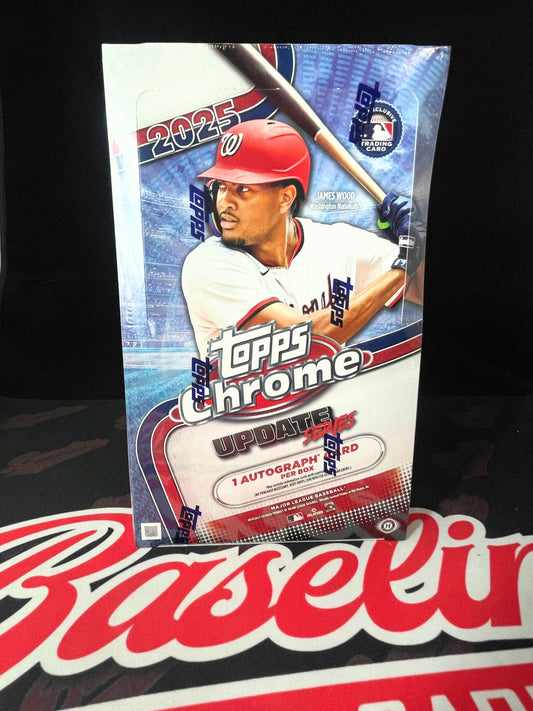 2025 Topps Chrome Update Series Baseball Hobby Box