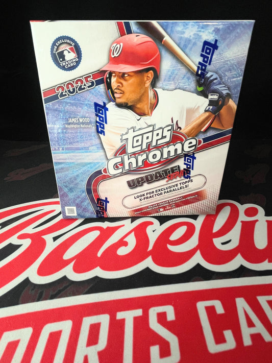 2025 Topps Chrome Update Series Baseball Mega Box