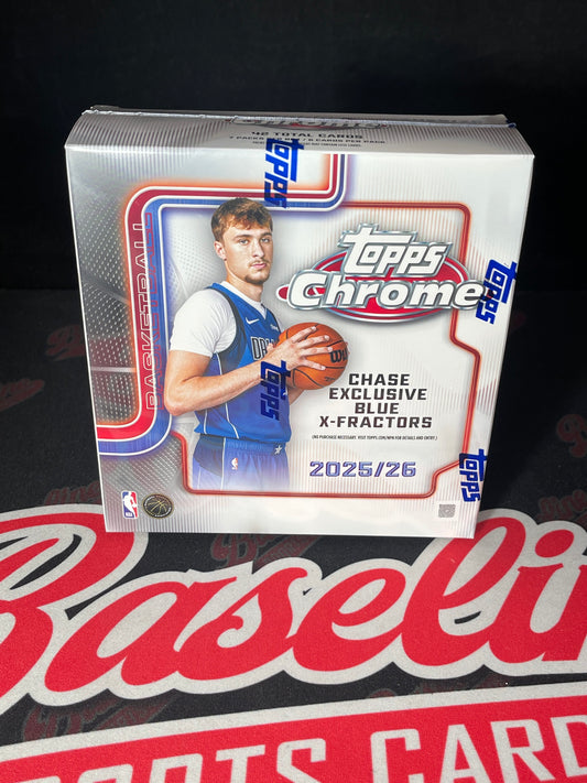 2025/26 Topps Chrome Basketball Mega Box