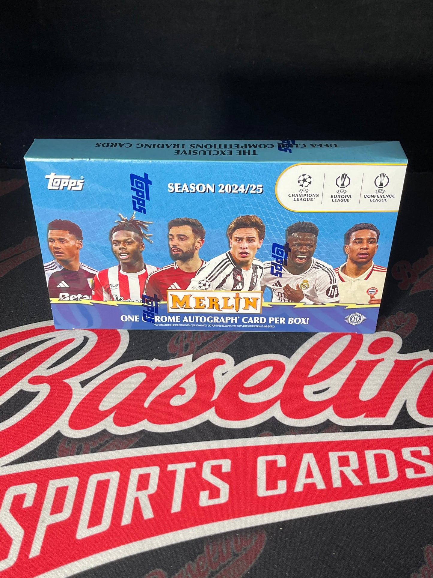 2024/25 Topps UEFA Club Competitions Merlin Chrome Soccer Hobby Box