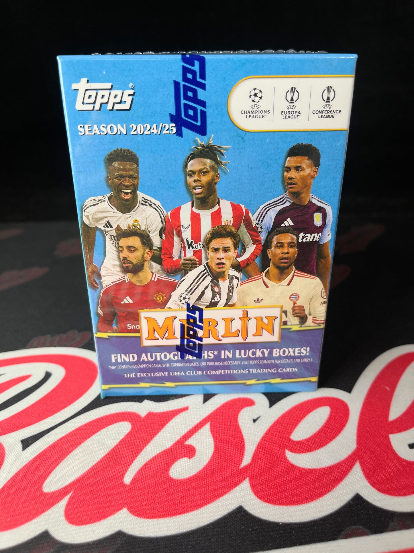 2024/25 Topps UEFA Club Competitions Merlin Chrome Soccer Blaster Box