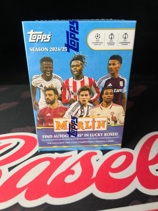2024/25 Topps UEFA Club Competitions Merlin Chrome Soccer Blaster Box