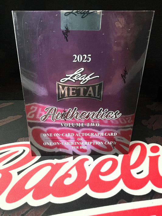 2025 Leaf Metal Authentics Volume 2 Hobby Box