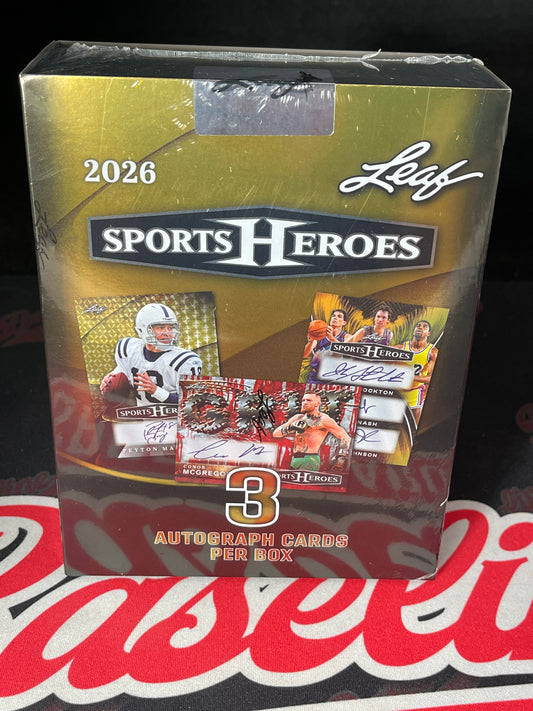2026 Leaf Sports Heroes Hobby Box