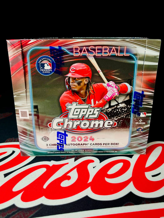 2024 Topps Chrome Baseball Jumbo Box