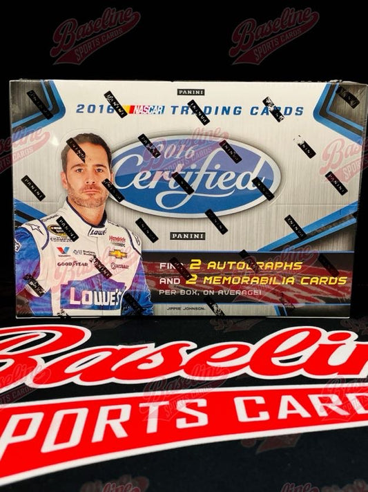 2016 Panini Certified Racing Hobby Box